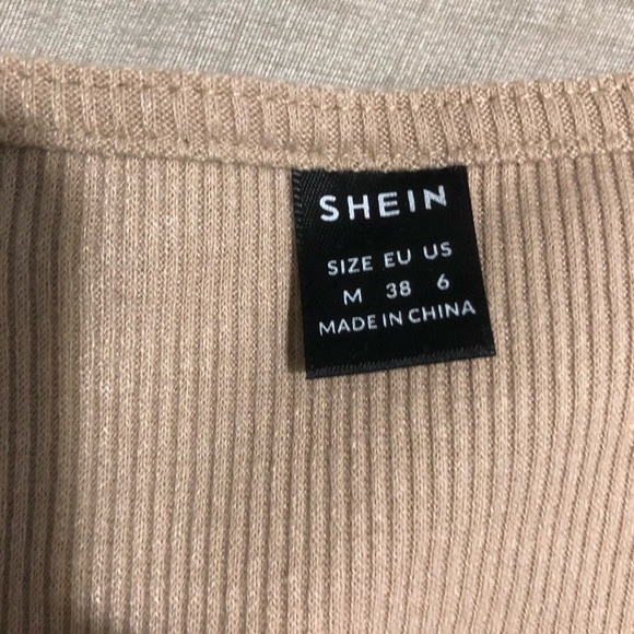 NWOT 2 Cropped Button Ribbed Long Sleeve Scoop Neck Tops - Picture 6 of 9